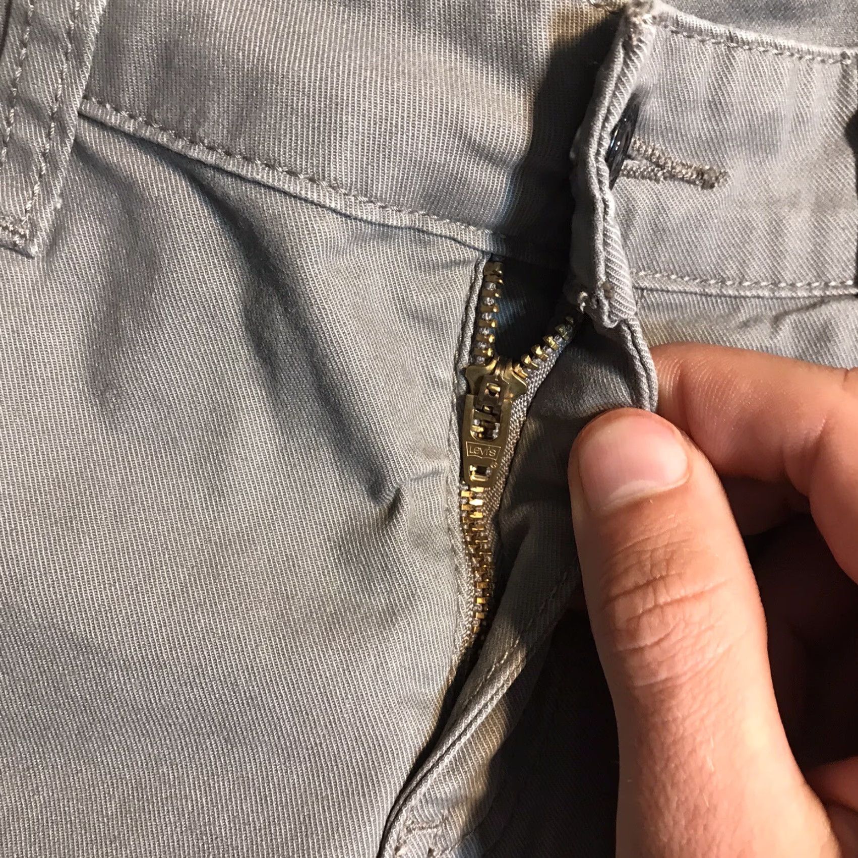 Levi's VINTAGE Levi's 535 Jegging Jeans Gray Denim 5-Pocket Stretch Logo Womens 29 Inseam 27.5 Adult Regular Cowgirl Western 80s 90s Size 29" - 5 Thumbnail