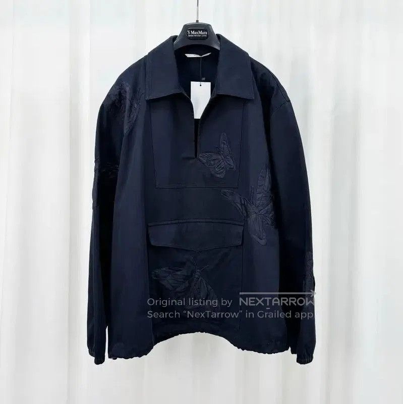 Valentino Valentino Embroidered Black Cotton Jacket for Men . Size US M / EU 48-50 / 2 - 1 Thumbnail