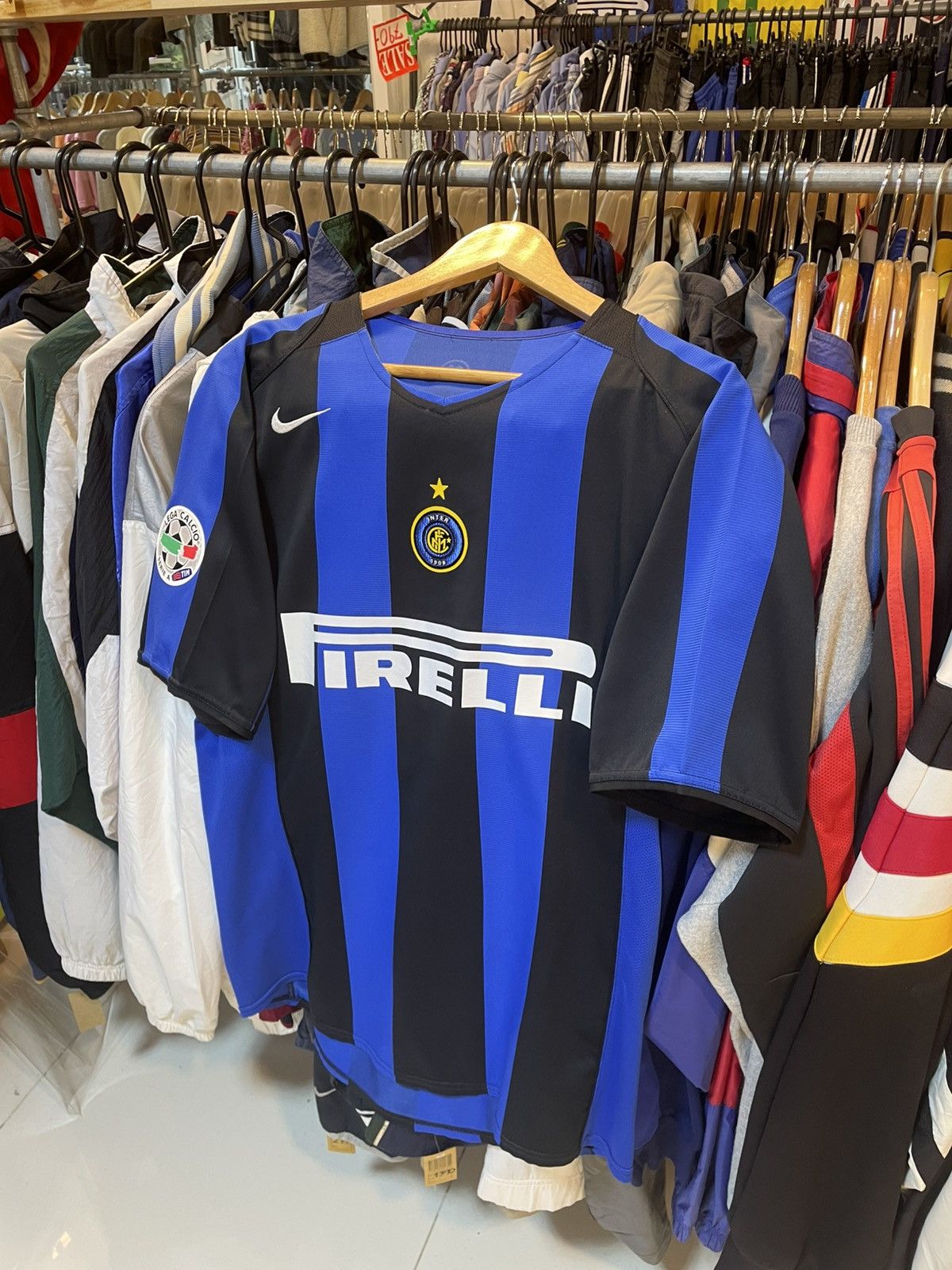Nike Vintage 2005 Inter Milan Home Kit ADRIANO 10 Size US M / EU 48-50 / 2 - 2 Thumbnail