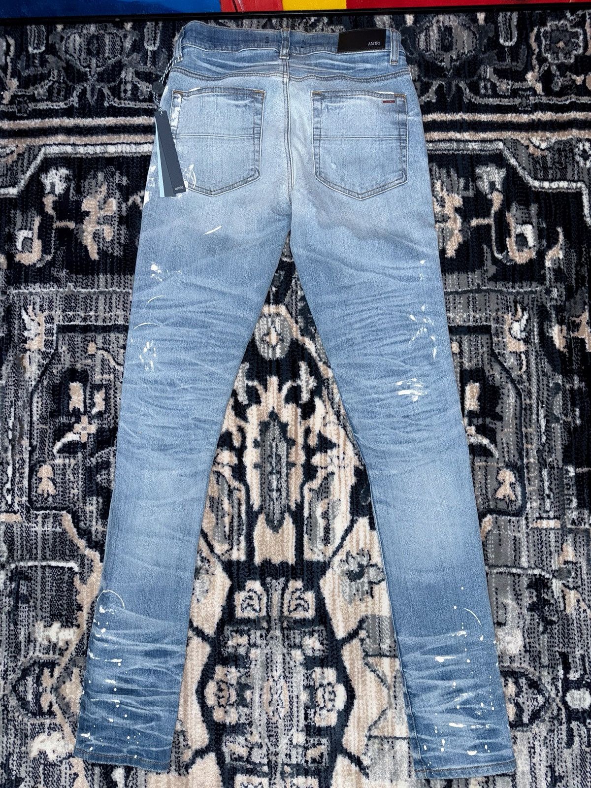 Amiri Mx1 paint splatter patch jeans Size US 32 / EU 48 - 4 Thumbnail