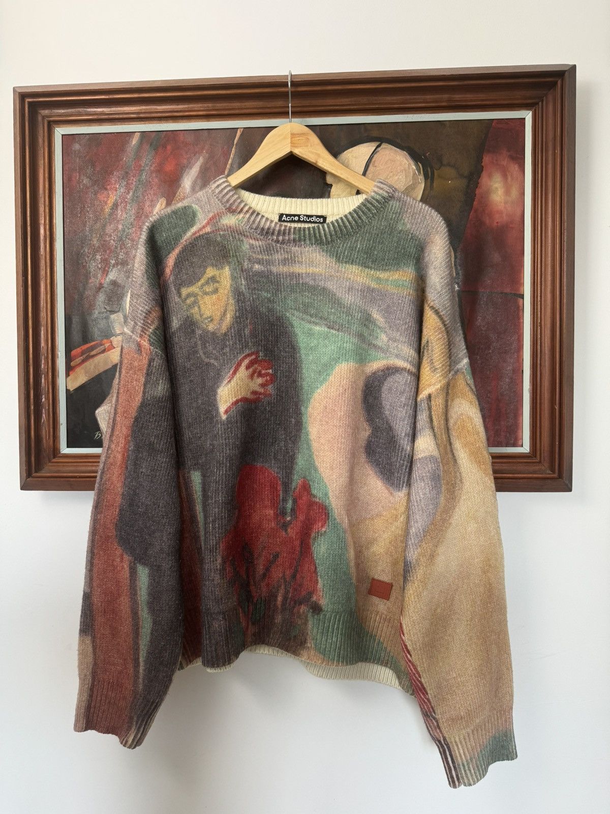 Acne Studios × Designer Acne Studios Munich Separation Sweater Knit Art Multicolor Size US M / EU 48-50 / 2 - 1 Thumbnail