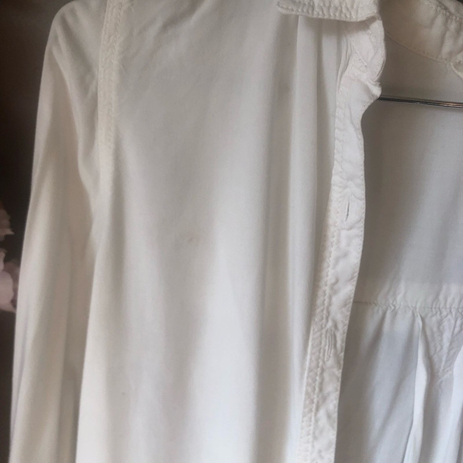 Other White linen button down top blouse Size XS / US 0-2 / IT 36-38 - 3 Thumbnail