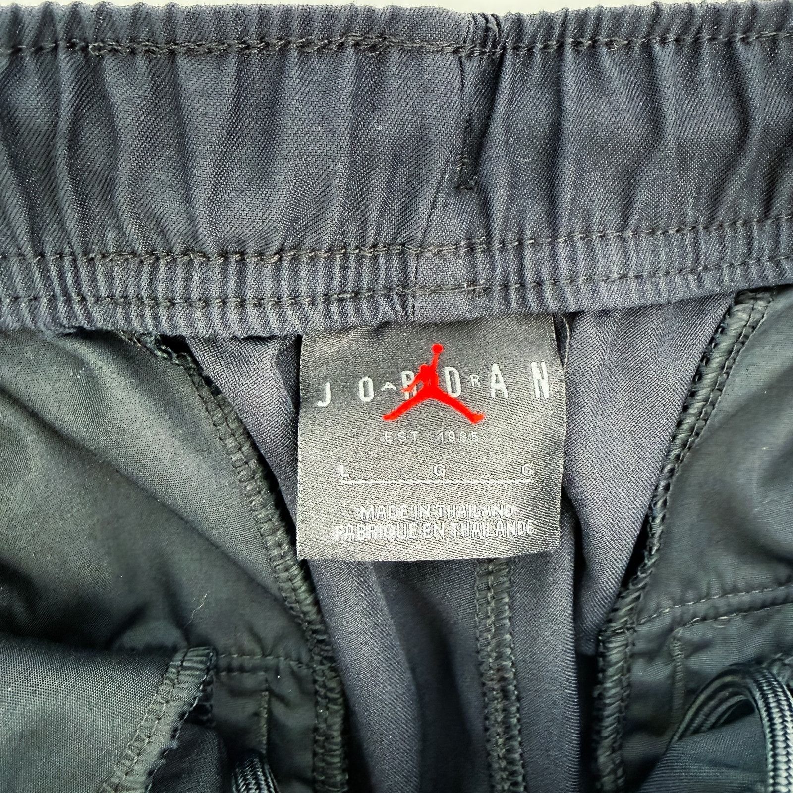Jordan Brand Jordan Black Warm Up Track Pants Men's Large Jumpman Athleti Size US 35 - 3 Thumbnail