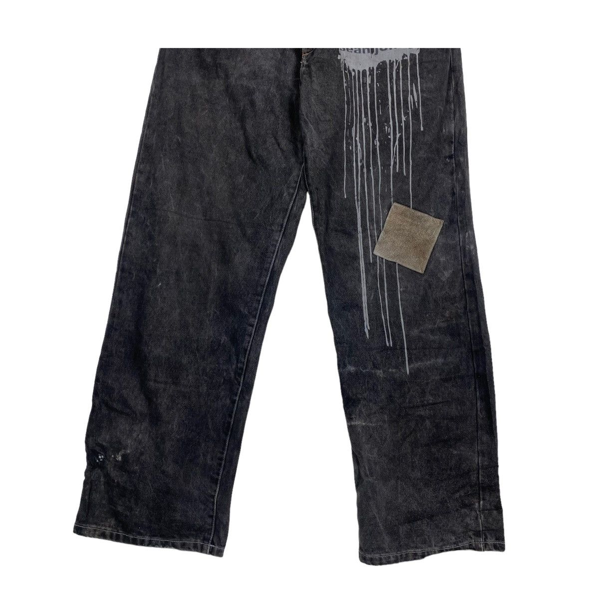 Sean John × Vintage 💥90s SEAN JOHN PAINTER JEAN DENIM STREETWEAR Size US 34 / EU 50 - 6 Thumbnail