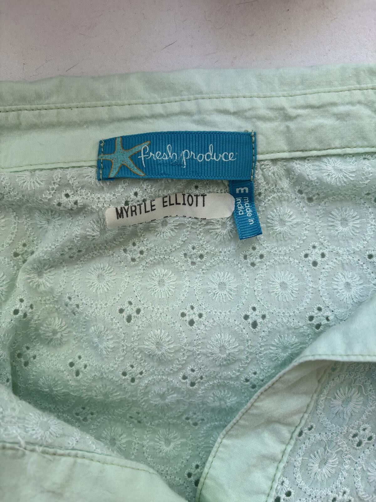 Other Fresh Produce Mint Green Eyelet Spring Boho top. M Size M / US 6-8 / IT 42-44 - 10 Thumbnail