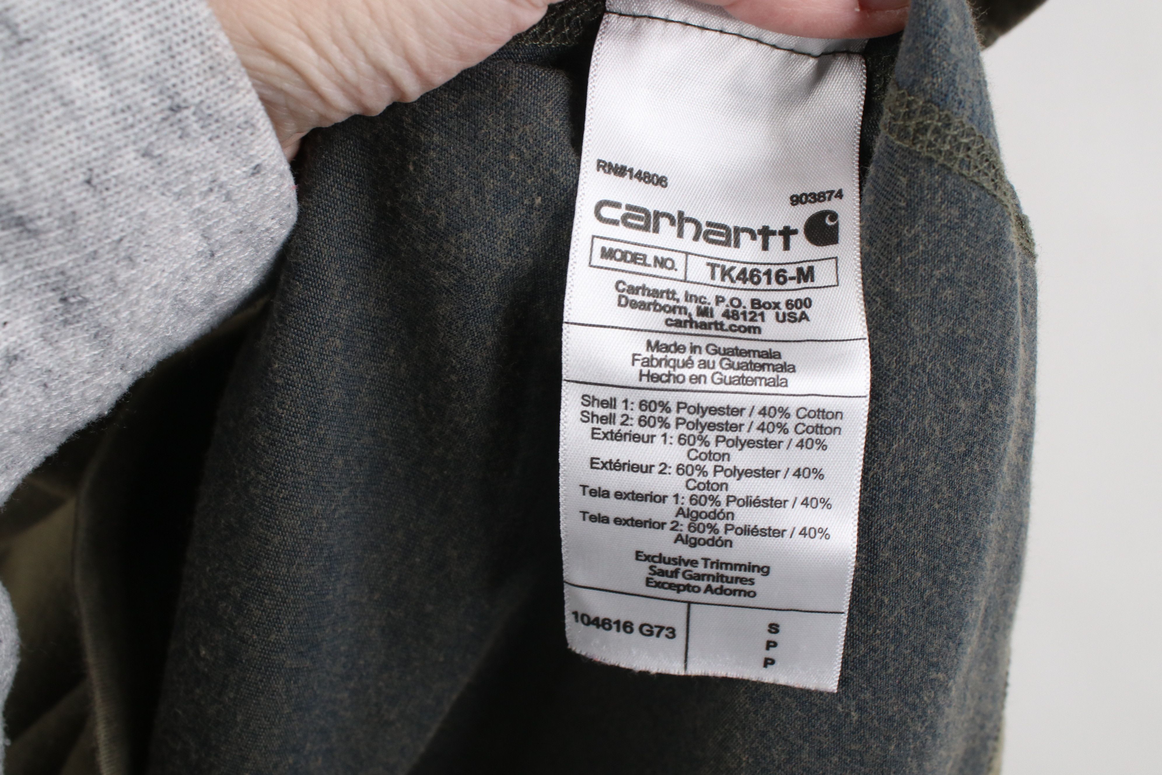 Carhartt Y2K Carhartt Force Fit Thermal Knit Pocket T-Shirt Green Size US S / EU 44-46 / 1 - 10 Thumbnail