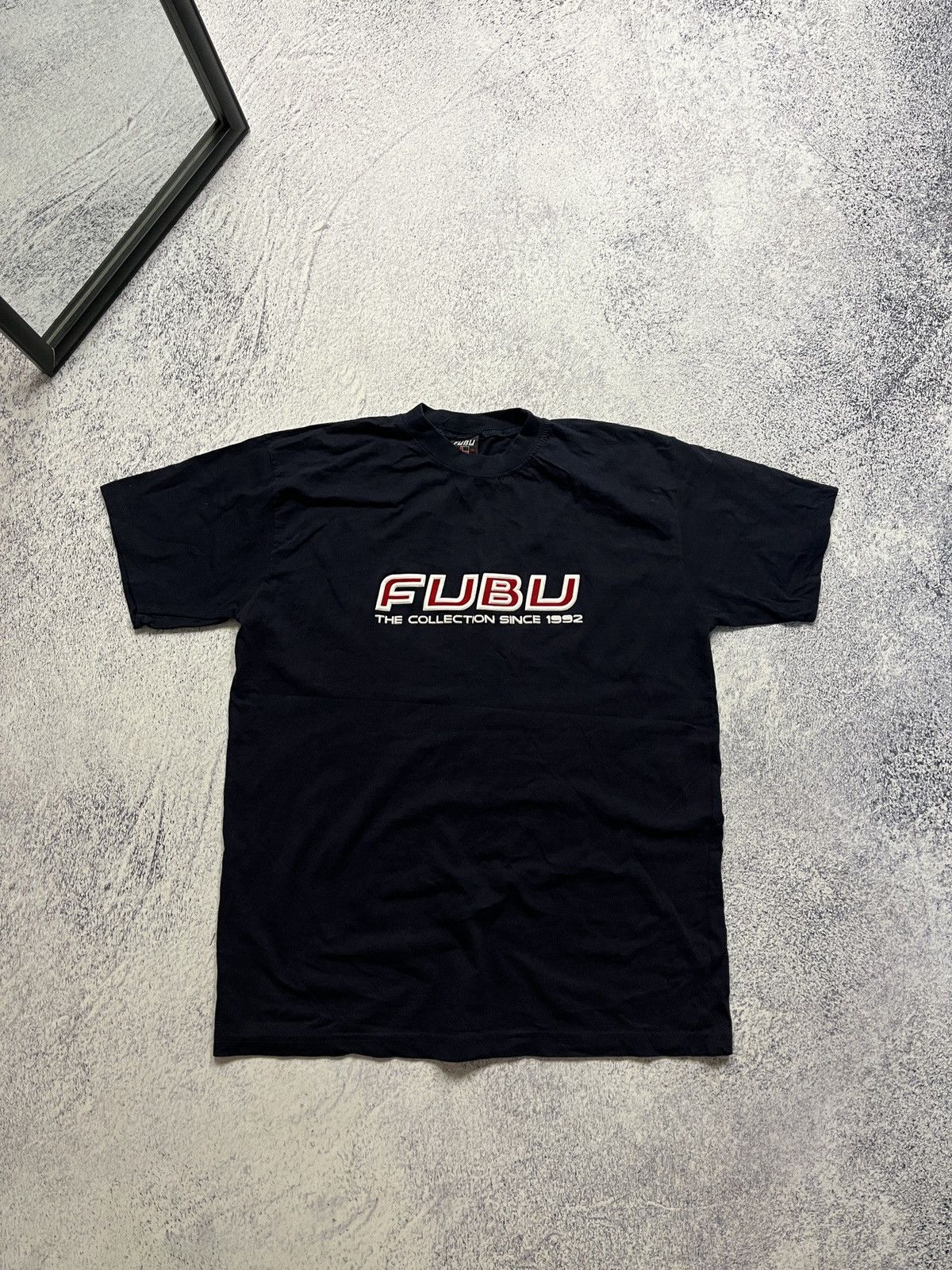 Fubu × Vintage Vintage Fubu The Collection T-Shirt Big Logo Rap USA Hip Hop Size US L / EU 52-54 / 3 - 1 Thumbnail