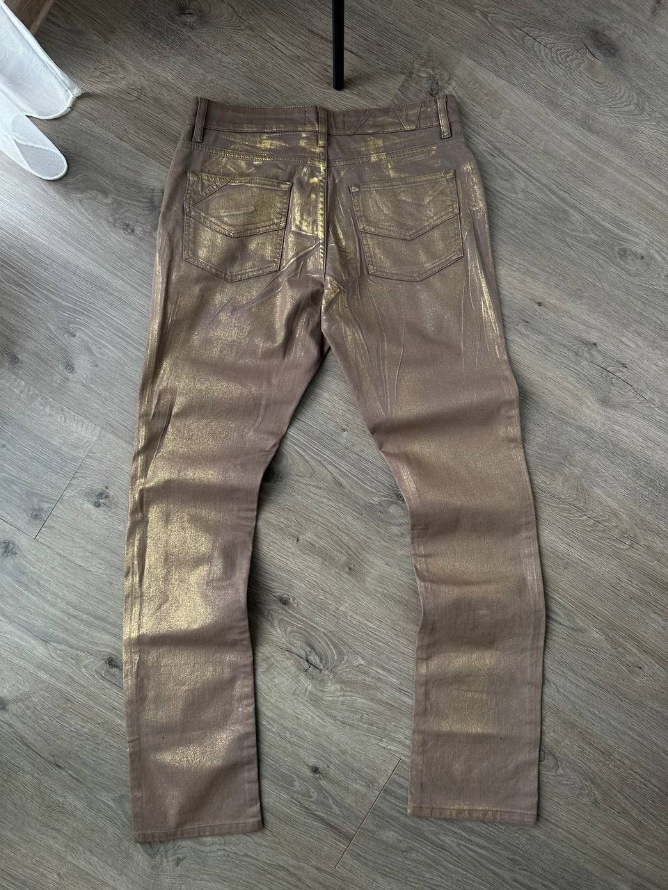 Vintage × Zadig & Voltaire Vintage Zadig&Voltaire Deluxe Gold Womens Pants Size 30" / US 8 / IT 44 - 11 Thumbnail