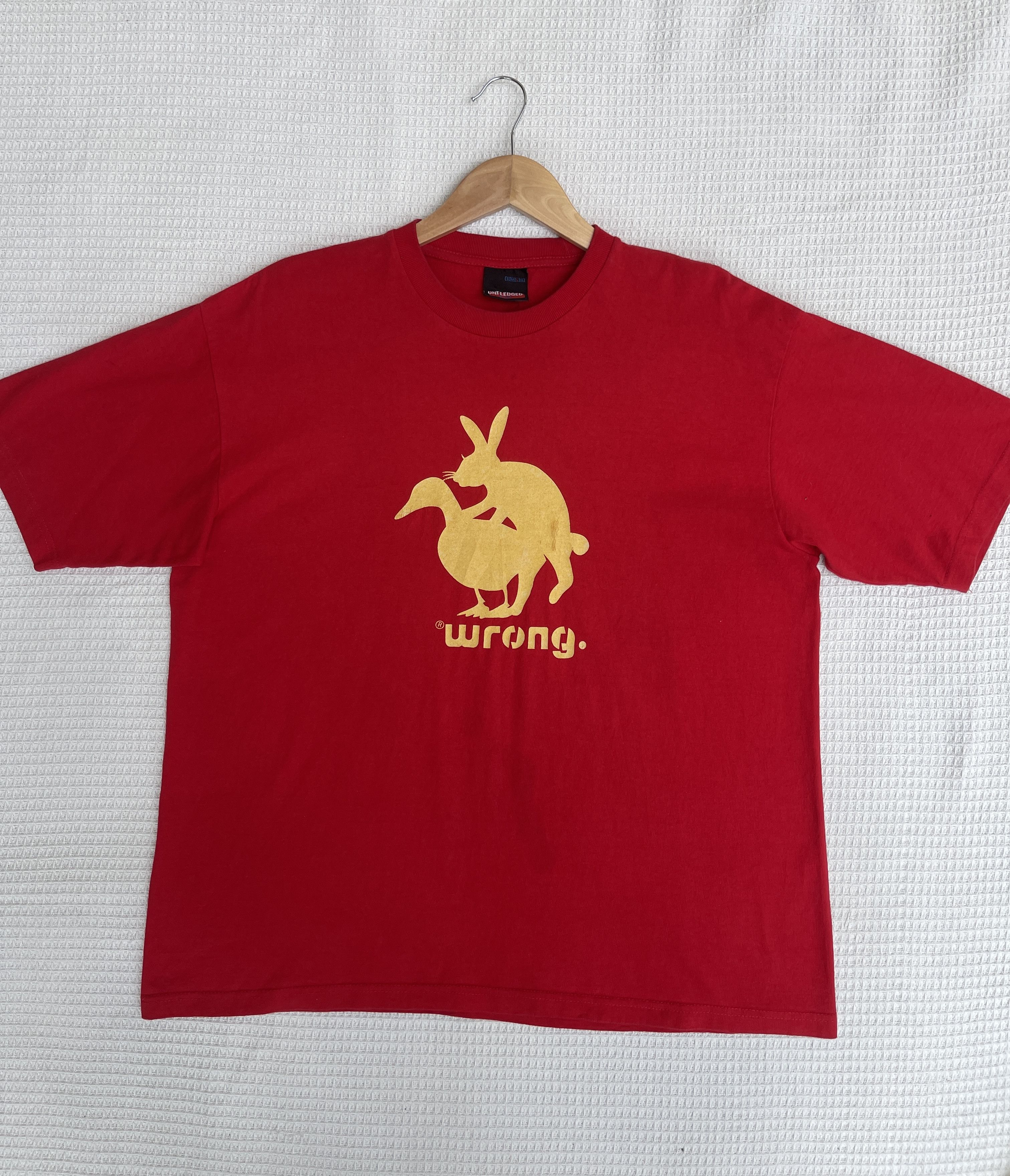 Hook-Ups Rare🔥Vintage Unfledged Humor Sexs ERD GRUNGE TEE Size US L / EU 52-54 / 3 - 8 Thumbnail