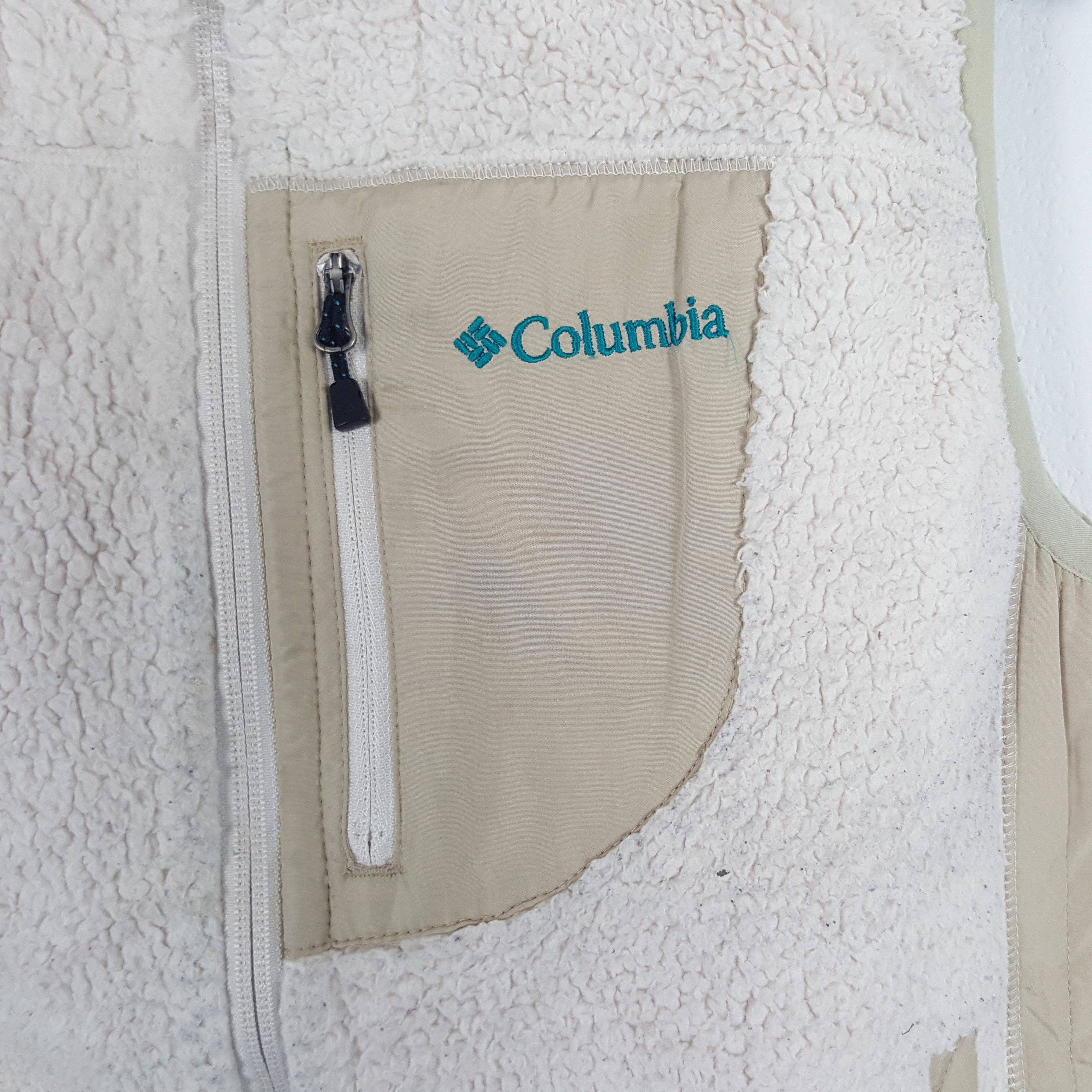 Columbia × Vintage Vintage Columbia Sherpa Winter Women Vest Jacket Size M / US 6-8 / IT 42-44 - 2 Thumbnail