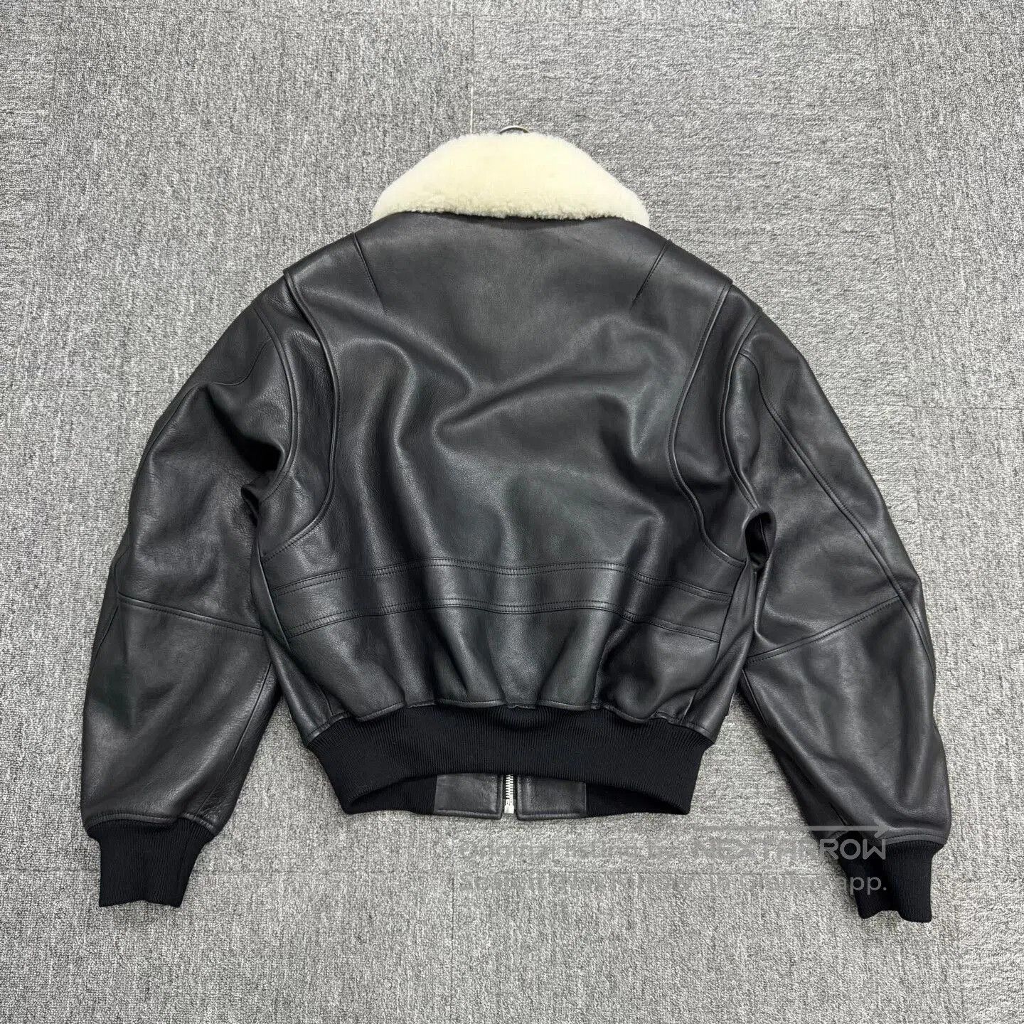 Bottega Veneta black shearling collar leather jacket. Size US L / EU 52-54 / 3 - 2 Thumbnail