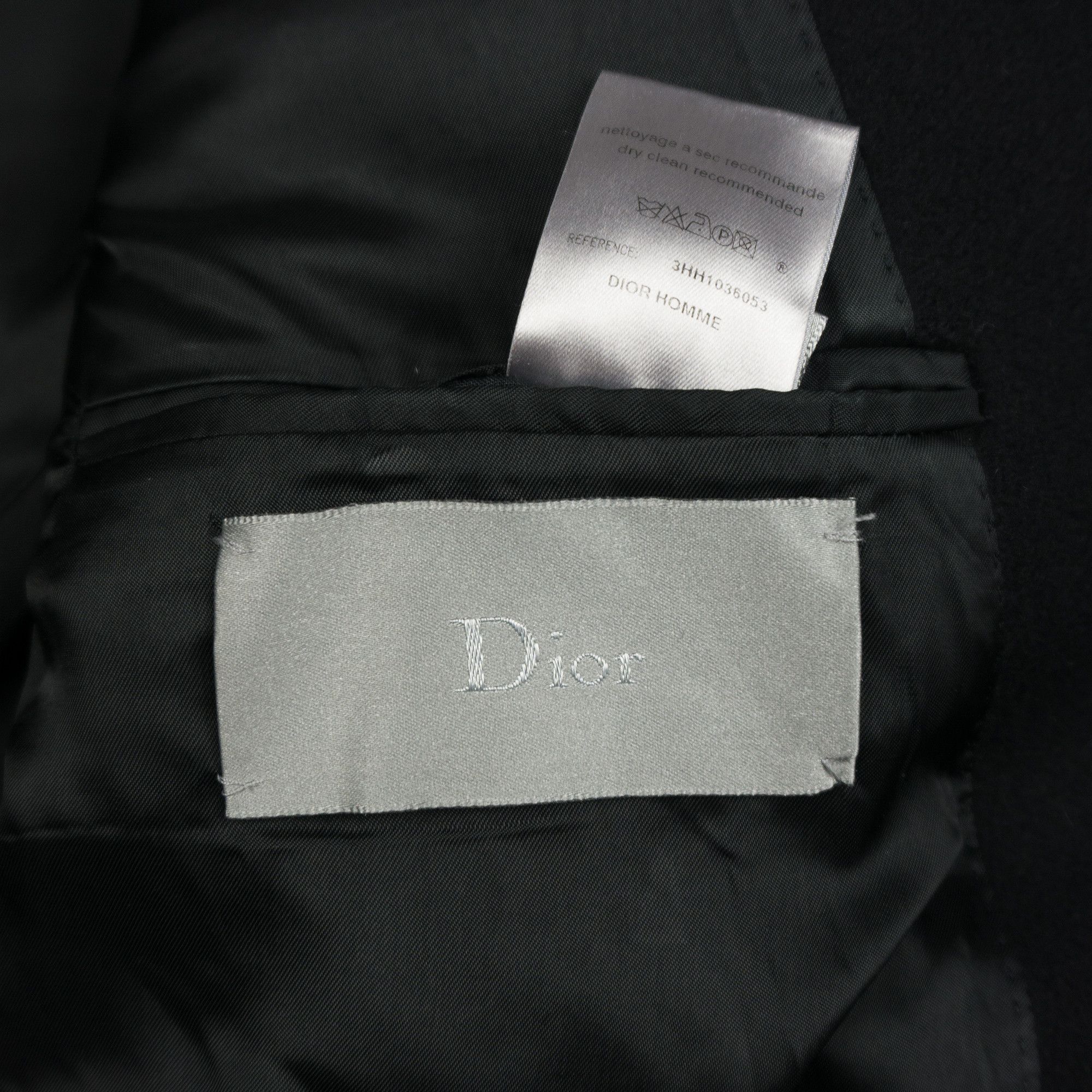 Hedi Slimane Dior Homme AW03 "Luster" Wool & Cashmere Coat Size US M / EU 48-50 / 2 - 6 Thumbnail