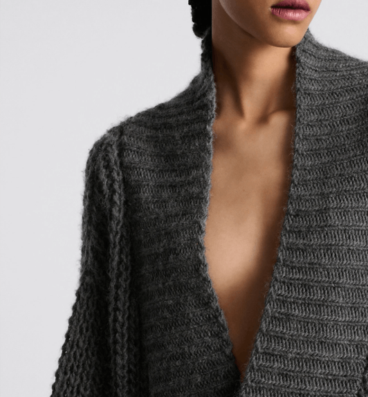 Dior o1w1db10925 444S26 Oversized Sweater in Gray Size M / US 6-8 / IT 42-44 - 6 Thumbnail