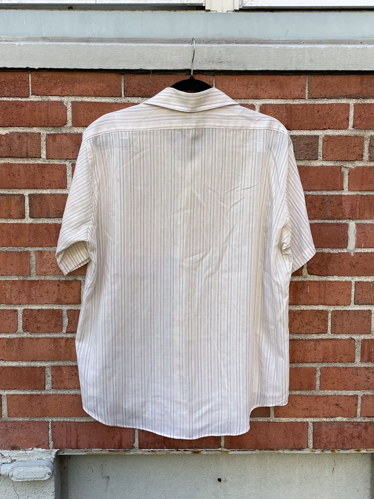 Van Heusen Vintage 1960s Shirt M 16 Van Heusen Century Beige Striped Size US M / EU 48-50 / 2 - 6 Thumbnail