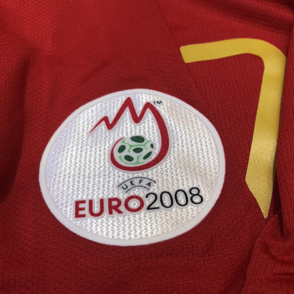 Nike Portugal Euro2008 home shirt #7 Ronaldo (Bnwt) Size US L / EU 52-54 / 3 - 5 Thumbnail