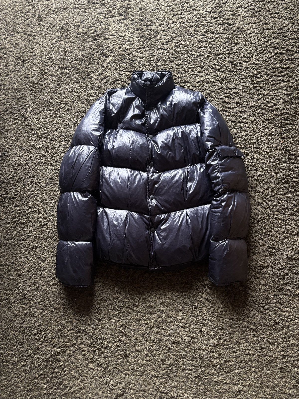 Maison Margiela AW08 Maison Margiela Navy Down Puffer Jacket Size US M / EU 48-50 / 2 - 2 Thumbnail