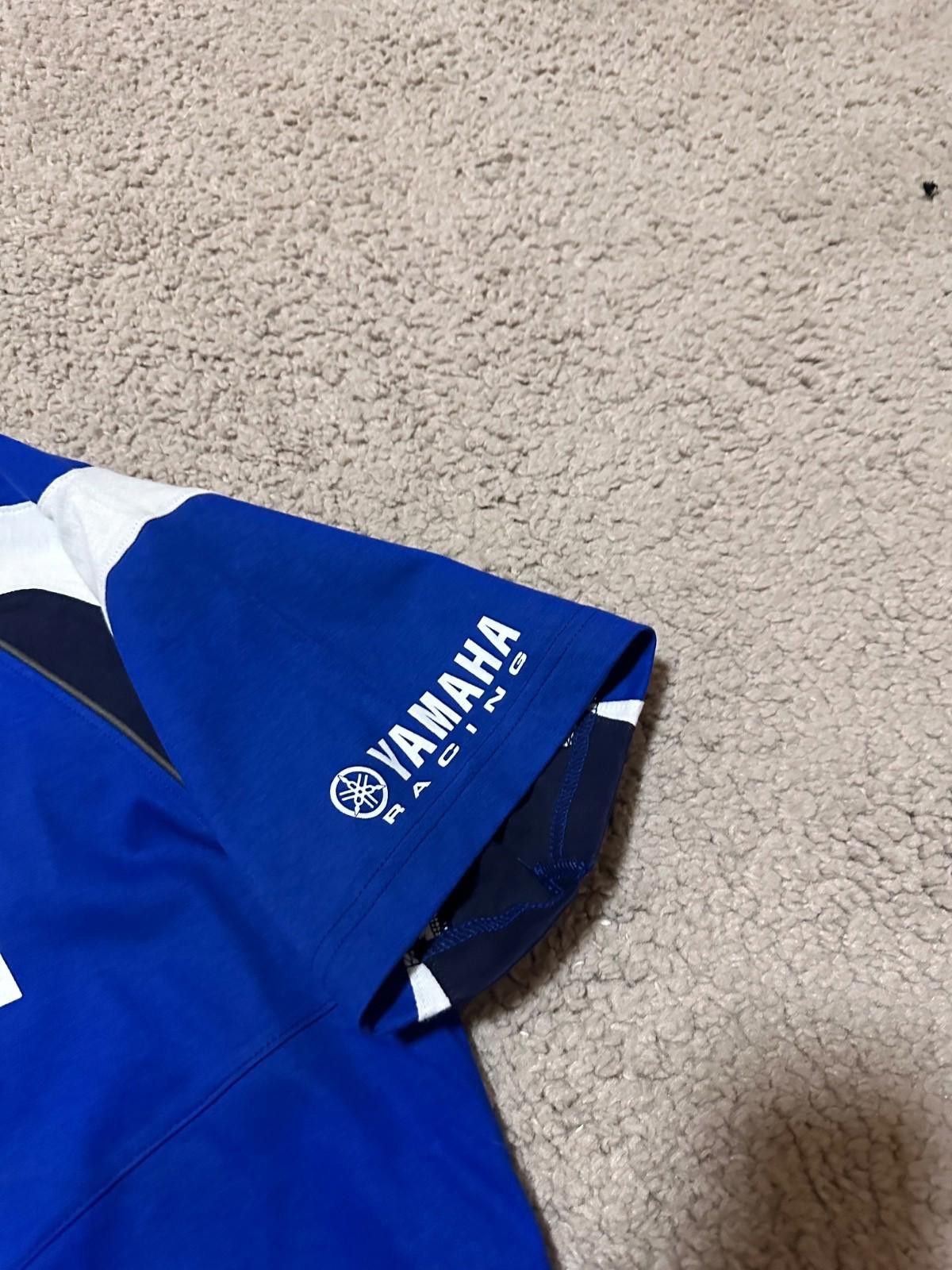 Yamaha YAMAHA Racing Mens Moto Vintage Style Big Logo Blue T-shirt Size US L / EU 52-54 / 3 - 5 Thumbnail