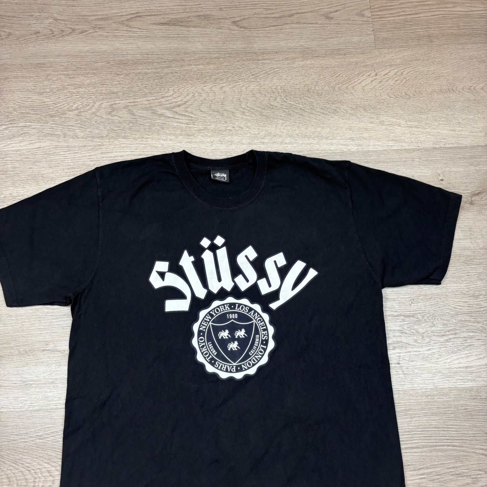 Stussy Stussy City Seal Short Sleeve Crew Tee Shirt Men's Large Size US L / EU 52-54 / 3 - 2 Thumbnail