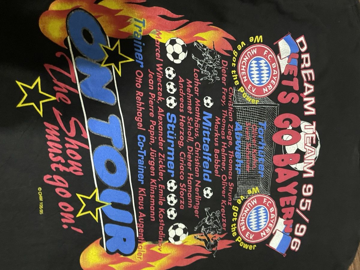 Other 90s Bayern Munchen Tour Distressed Glued Tee Size US L / EU 52-54 / 3 - 19 Thumbnail