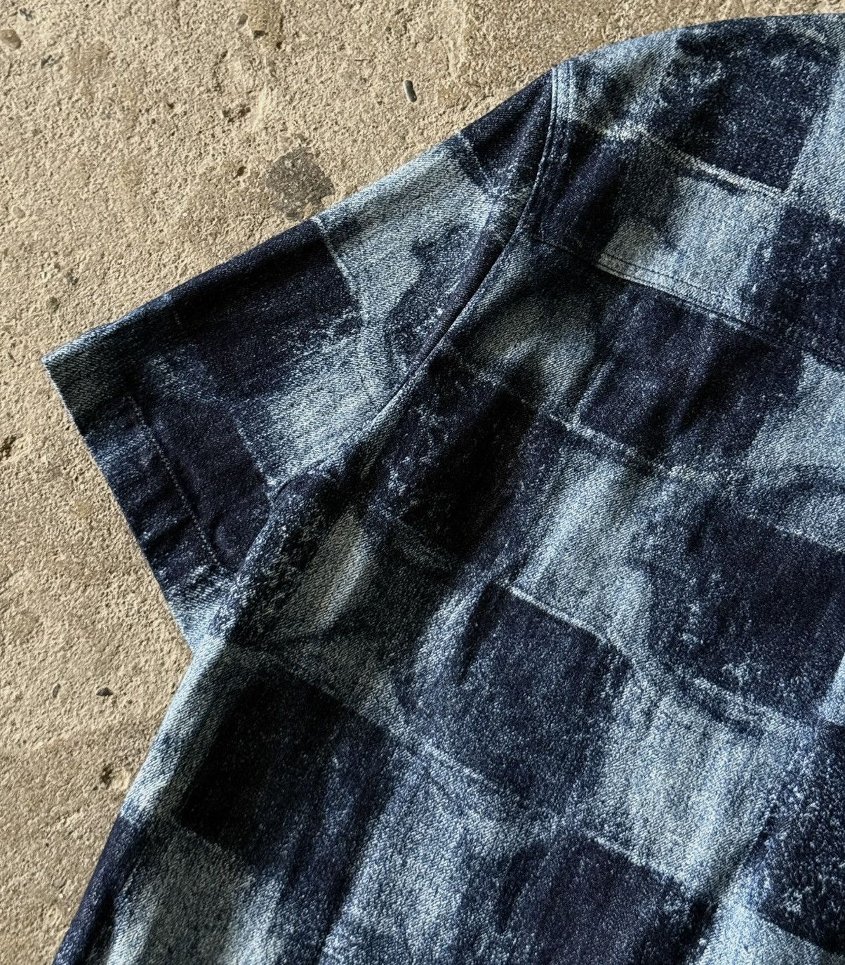 Louis Vuitton Louis Vuitton - Virgil Abloh - Pre Fall 2021 - Damier Denim Size US XL / EU 56 / 4 - 18 Thumbnail
