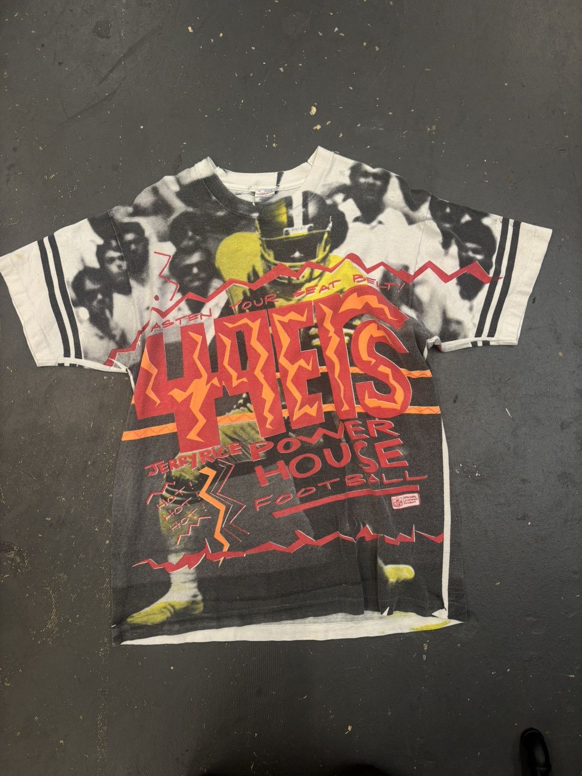Vintage 1990’s Jerry Rice AOP Size US XL / EU 56 / 4 - 1 Thumbnail