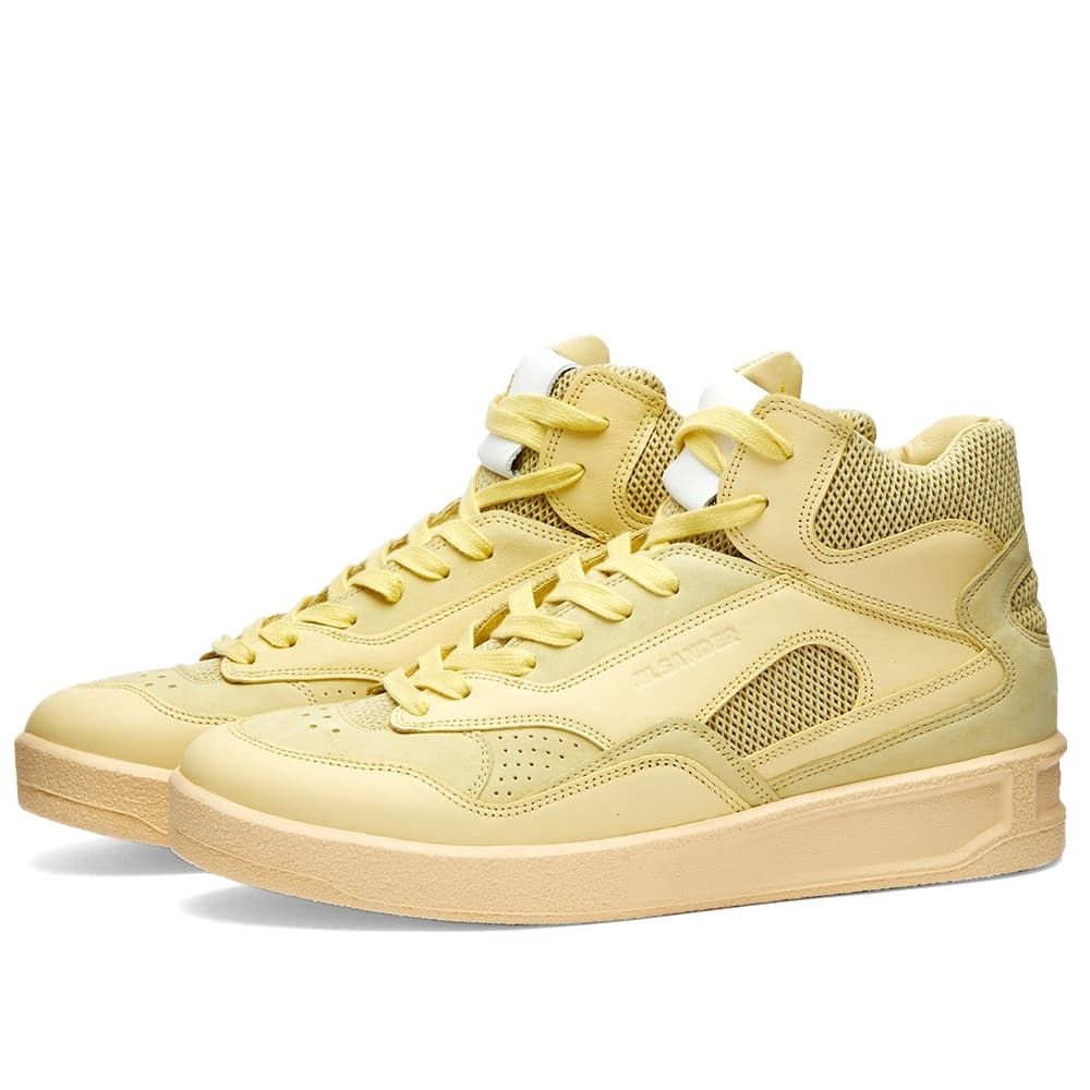 Jil Sander o1y1025 Hi-Top Sneakers in Yellow Size US 10 / IT 40 - 2 Thumbnail
