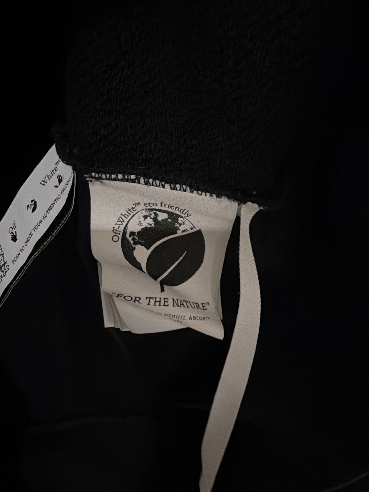 Off-White Off-White Black Arrow Hoodie Black Men's Style XXL Authentic Size US XXL / EU 58 / 5 - 3 Thumbnail