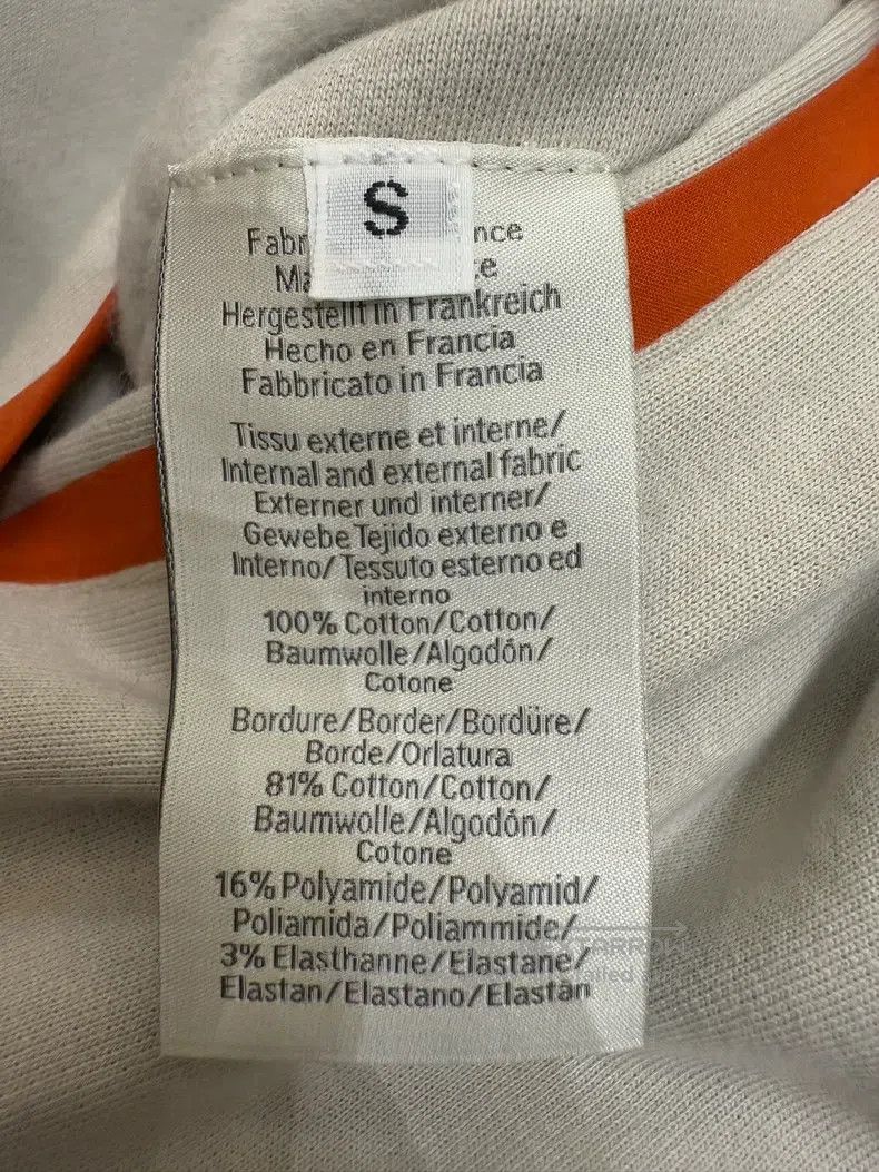 Hermes Hermes Hooded sweater with orange decorative stripes Size S / US 4 / IT 40 - 5 Thumbnail
