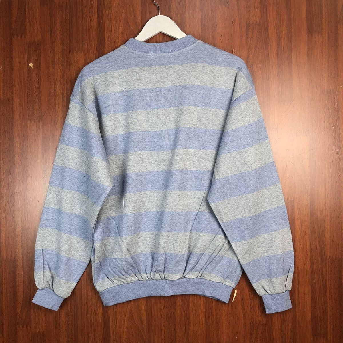 Vintage Doruman Club Blue Stripe vintage Sweatshirt #7545 Size US M / EU 48-50 / 2 - 13 Thumbnail