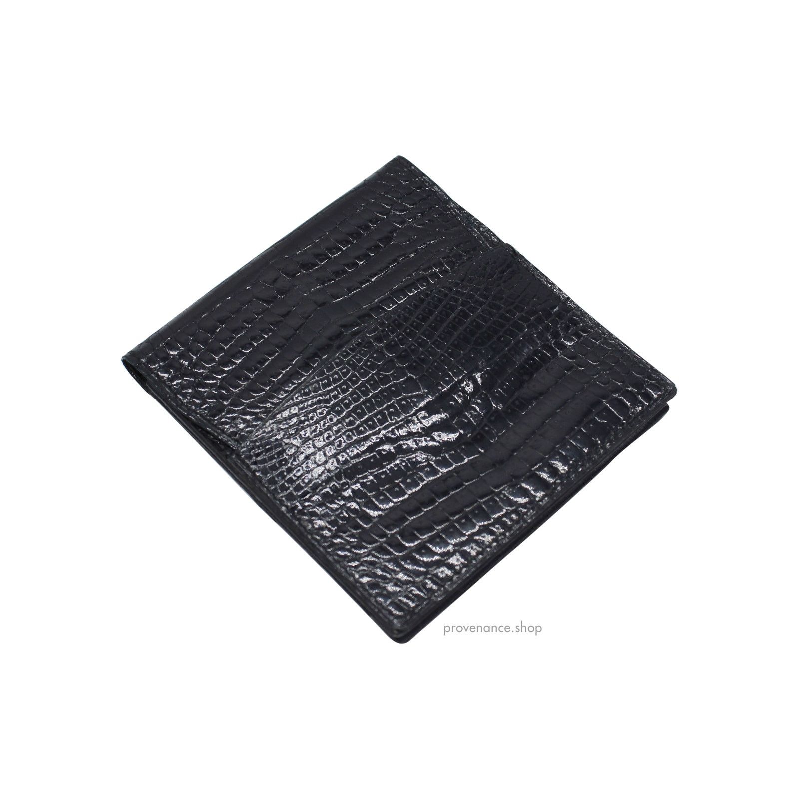 Gucci 🔴 Gucci Cardholder Wallet - Black Crocodile Size ONE SIZE - 3 Thumbnail