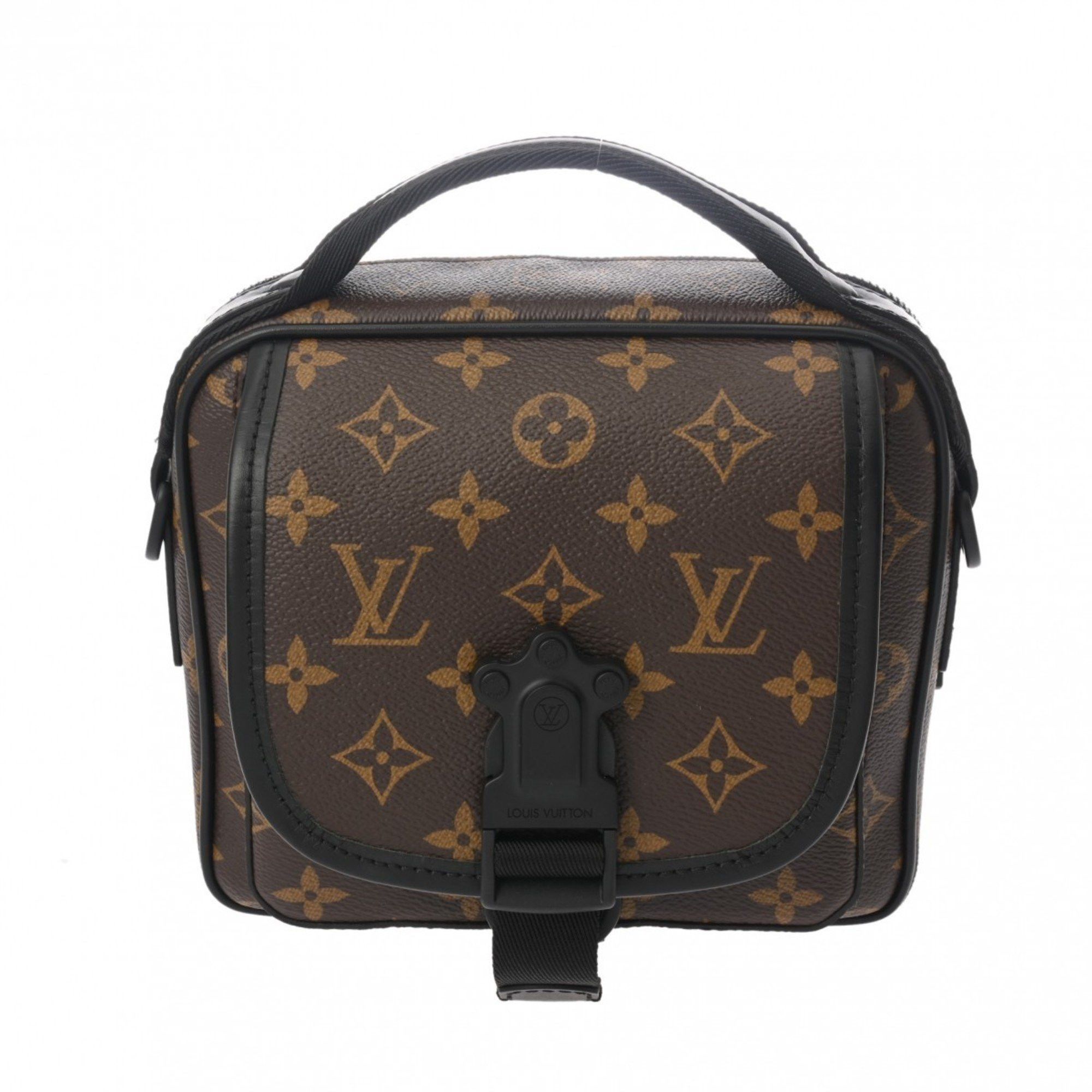 Louis Vuitton Louis Vuitton Monogram Macassar Quest Brown M46973 Men's Canvas/Leather Shoulder Bag Size ONE SIZE - 1 Thumbnail