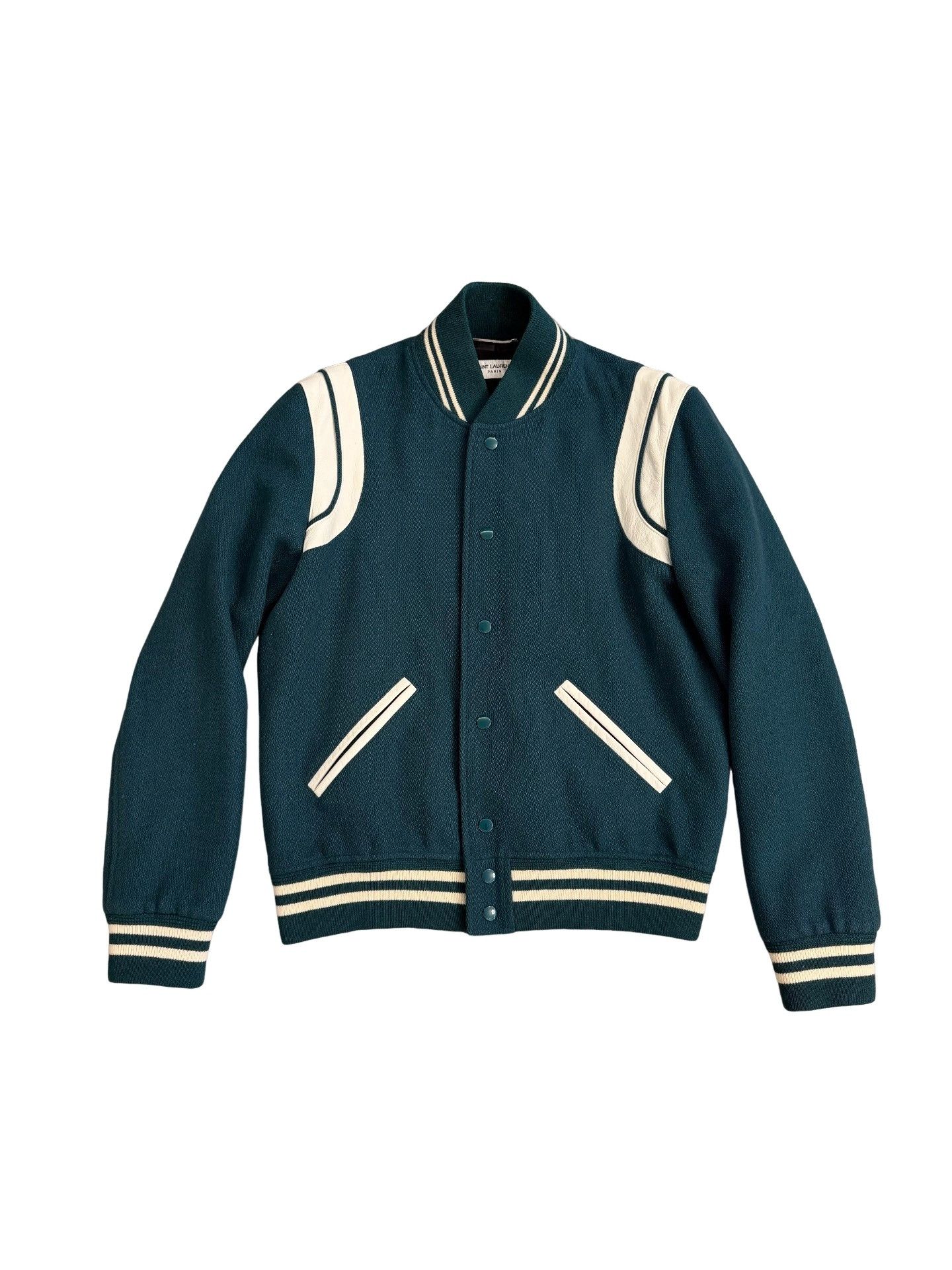 Saint Laurent Paris Saint Laurent Wool Varsity Jacket Size S Size US S / EU 44-46 / 1 - 1 Thumbnail