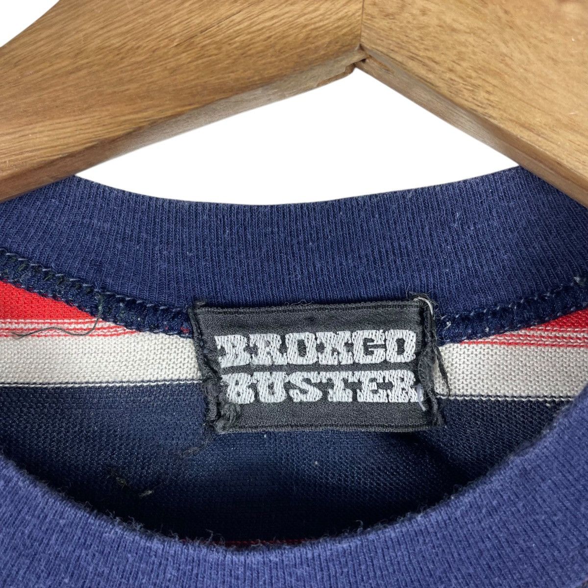 Vintage Vintage 70s Broxgo Buster Stripe Tee Shirt Size US XS / EU 42 / 0 - 6 Thumbnail