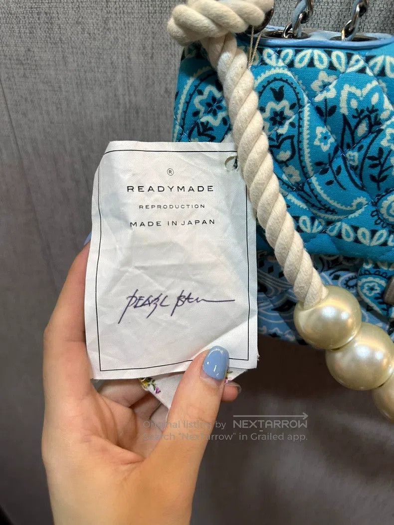 READYMADE Ready Made size os Blue Pineapple Flower Pearl CF Single Sh Size ONE SIZE - 3 Thumbnail