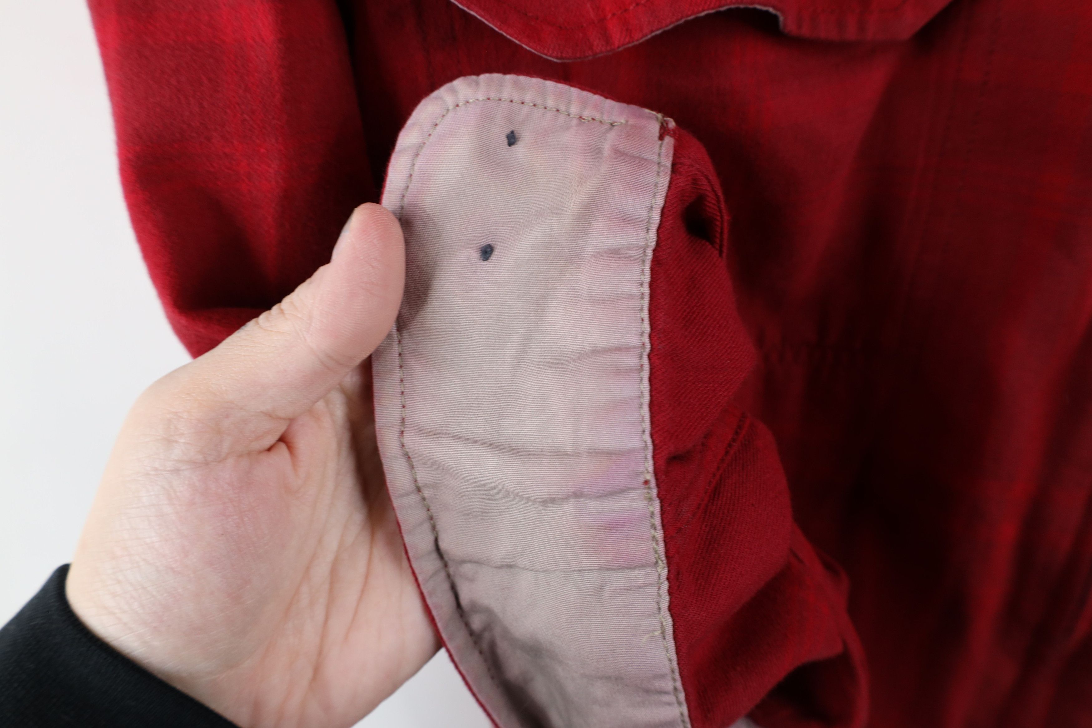 Tommy Hilfiger × Vintage Vintage 90s Tommy Hilfiger Out Flannel Full Zip Shirt Jacket Size US L / EU 52-54 / 3 - 8 Thumbnail