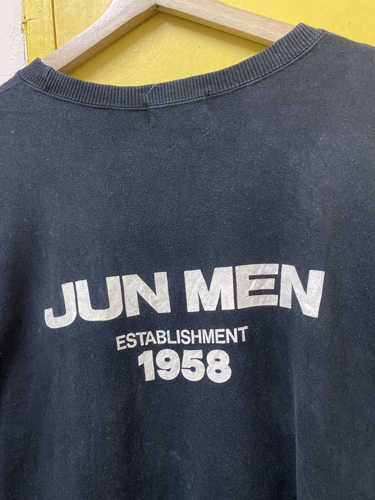 JUN MEN Jun Men Sweatshirt Crewneck Tee Black Colour Size US M / EU 48-50 / 2 - 3 Thumbnail