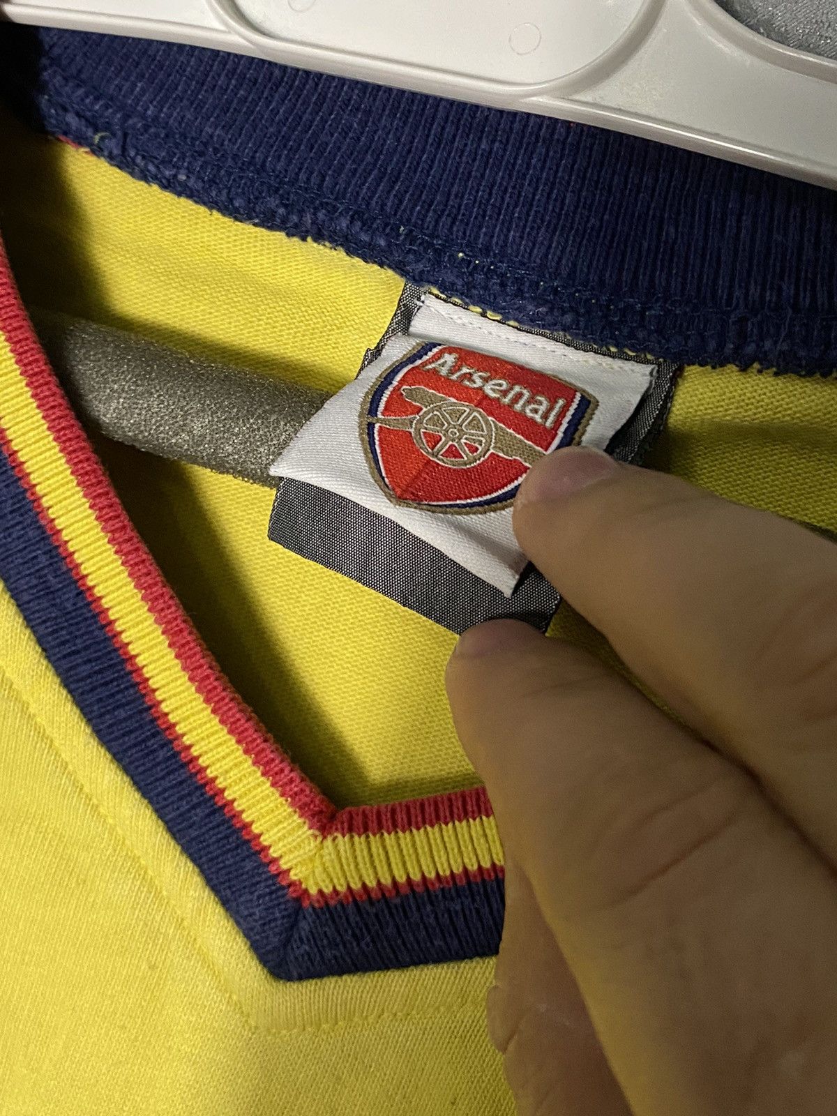 ARSNL × Vintage 90s Vintage Arsenal Soccer Football Jersey JVC Hype Drill Size US M / EU 48-50 / 2 - 3 Thumbnail