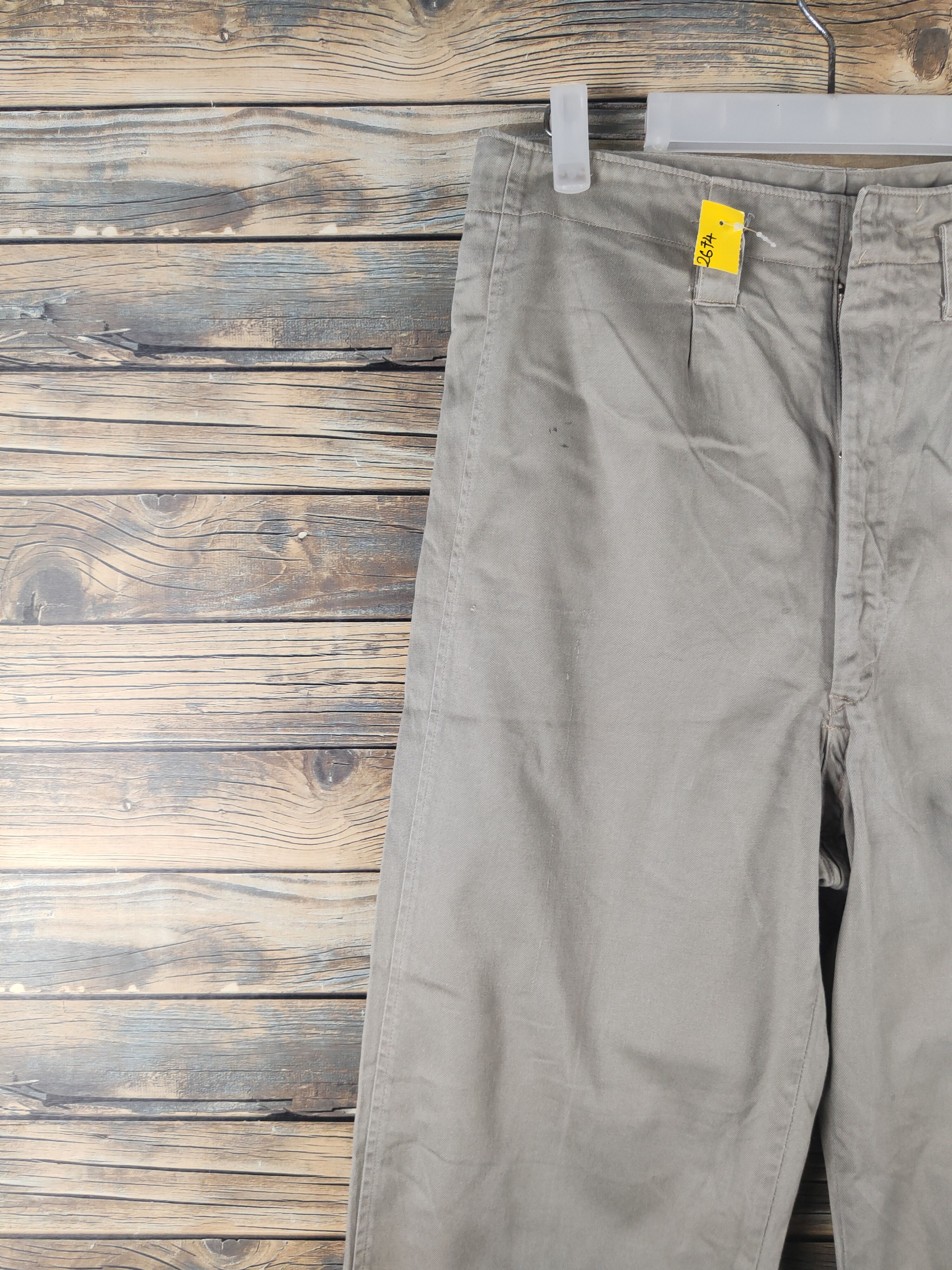 Japanese Brand DL Japanese Brand Beige Multipocket Cargo Pants #2674 Size US 30 / EU 46 - 3 Thumbnail