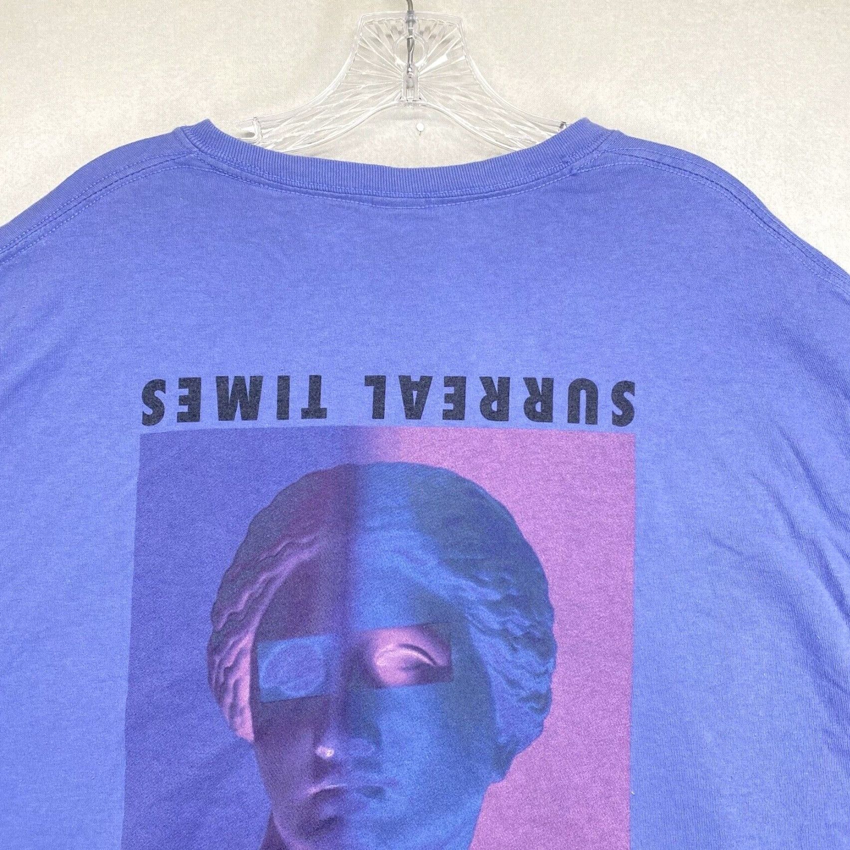 Vintage Everyone Is Rad Graphic Print T-Shirt XL Purple Art Mens Size US XL / EU 56 / 4 - 2 Thumbnail