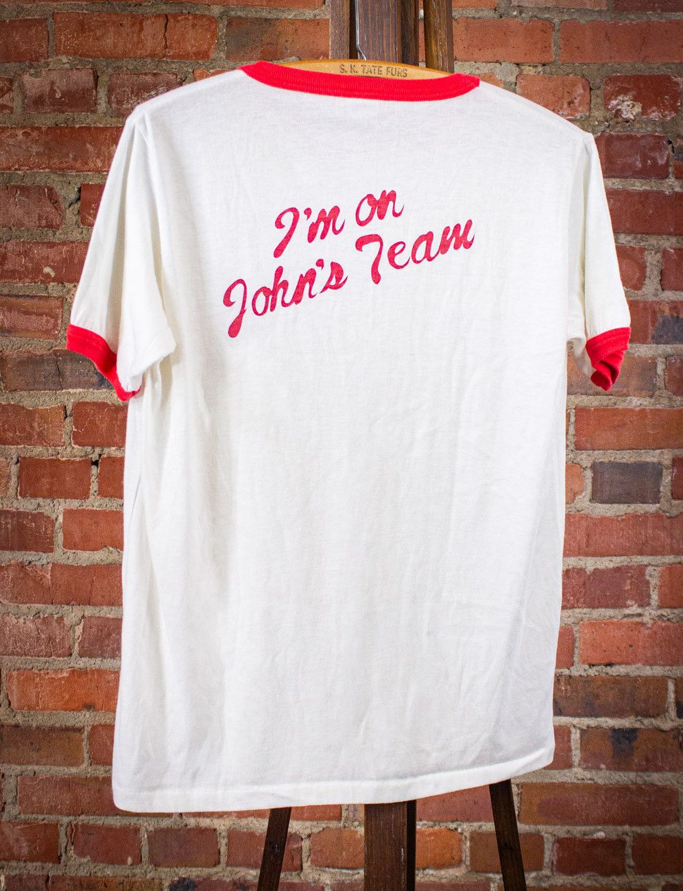 Vintage Vintage Wait Until You See The Dailies Ringer T Shirt 70s Size US M / EU 48-50 / 2 - 2 Thumbnail