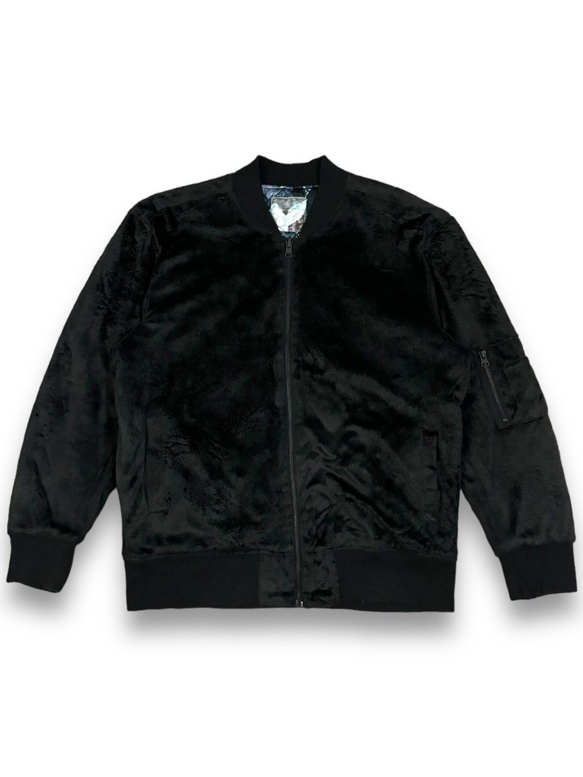 Other Vintage Paradox Reversible Fleece Quilted Bomber Jacket Size US M / EU 48-50 / 2 - 2 Thumbnail