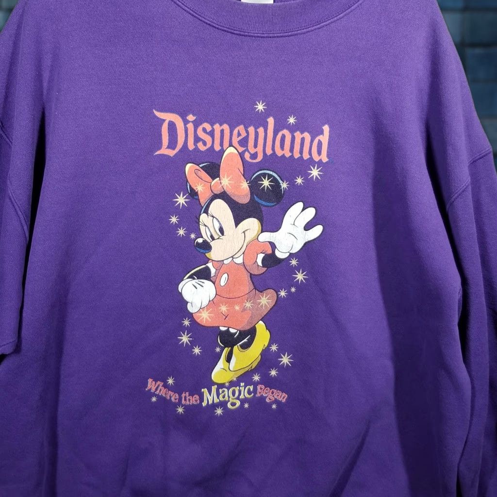 Vintage VINTAGE Disneyland Resort Sweatshirt Womens XL Purple Minnie Mouse Graphic USA Size XL / US 12-14 / IT 48-50 - 1 Thumbnail
