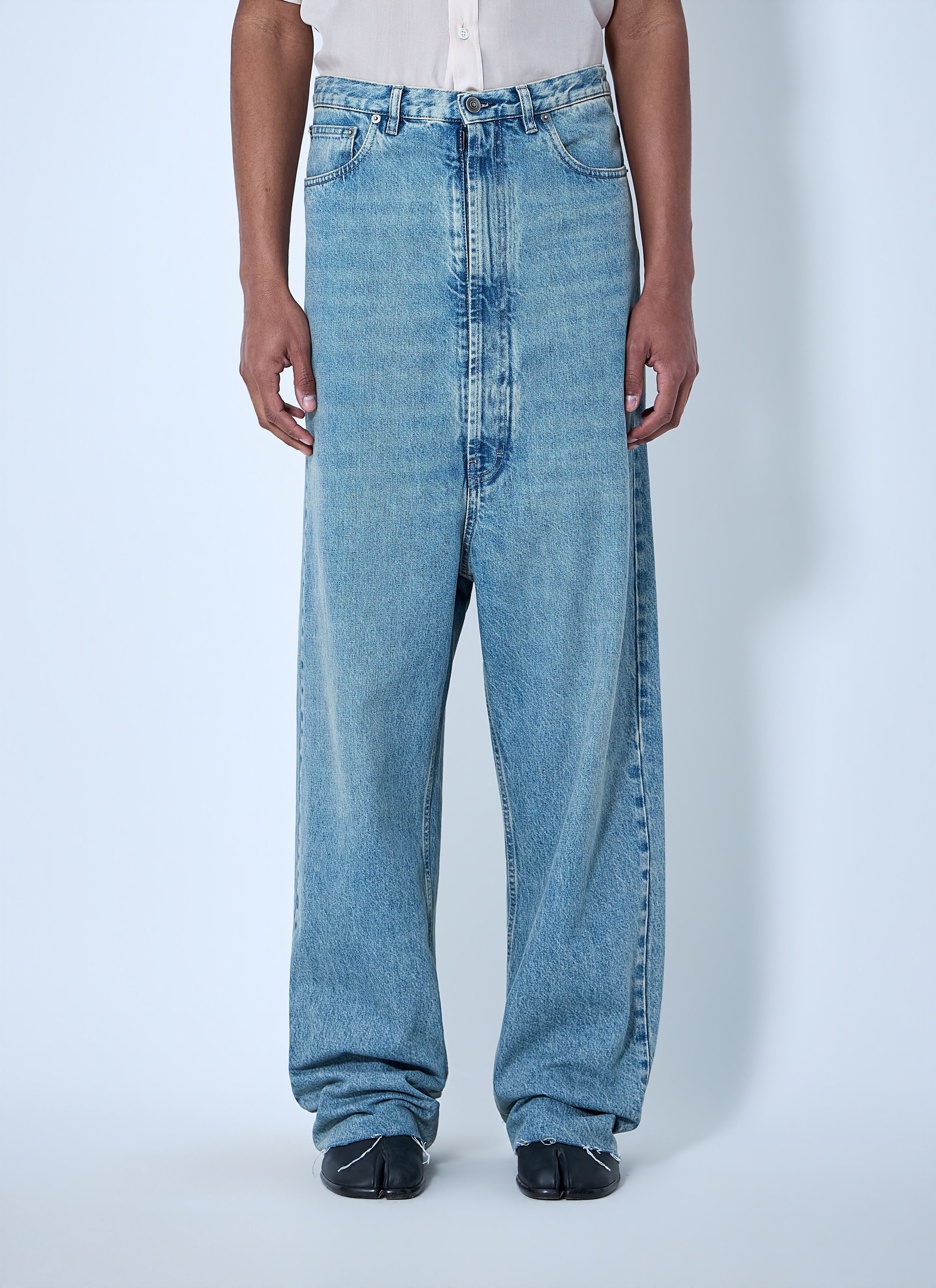 Maison Margiela Wide-Leg Denim Trousers Size US 30 / EU 46 - 1 Thumbnail