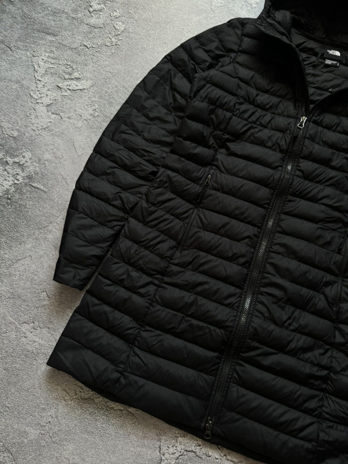 The North Face The north face TNF M Wmns black down long zip jacket puffer Size M / US 6-8 / IT 42-44 - 3 Thumbnail