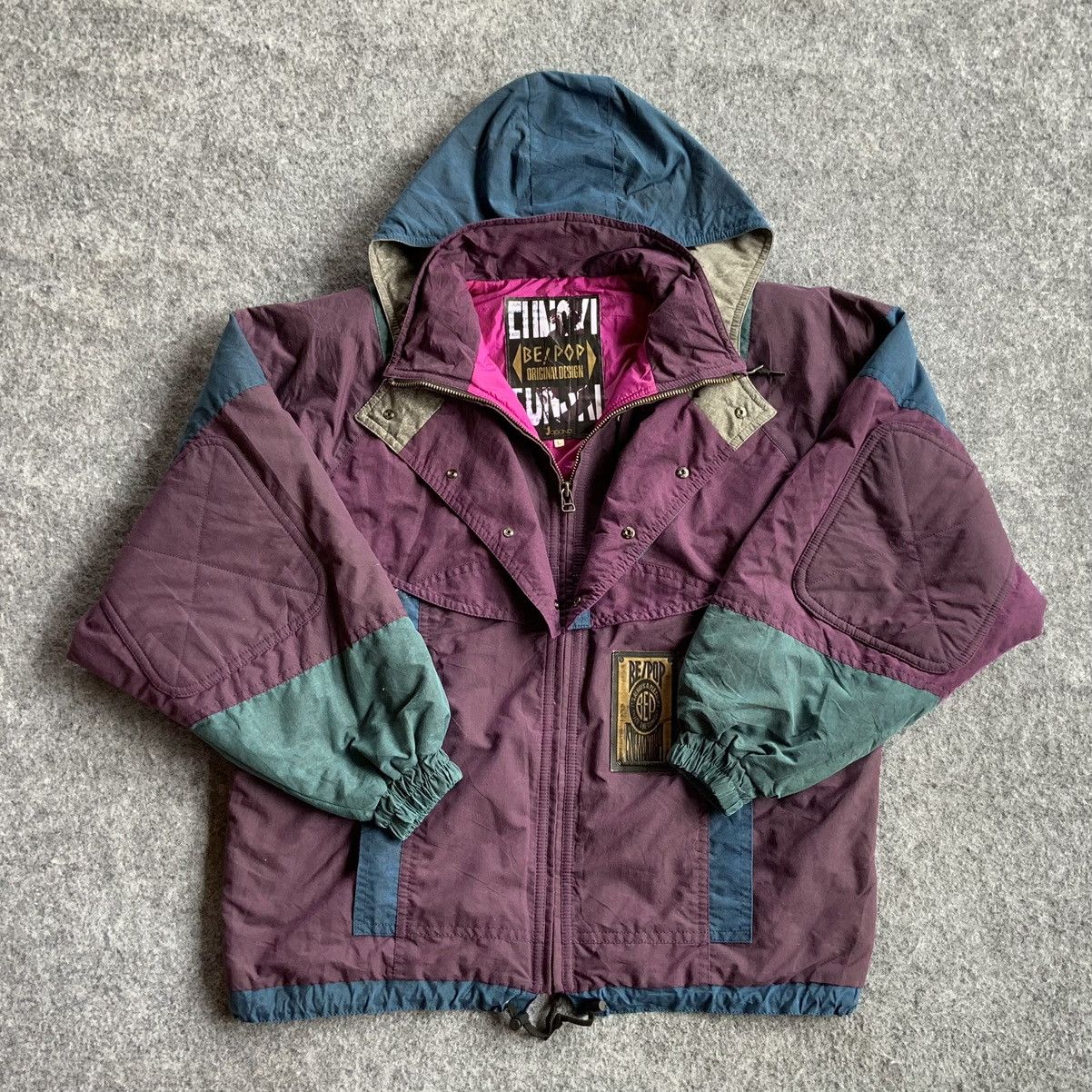 Vintage Be!pop Colourblock 90s Snowintrip Jacket