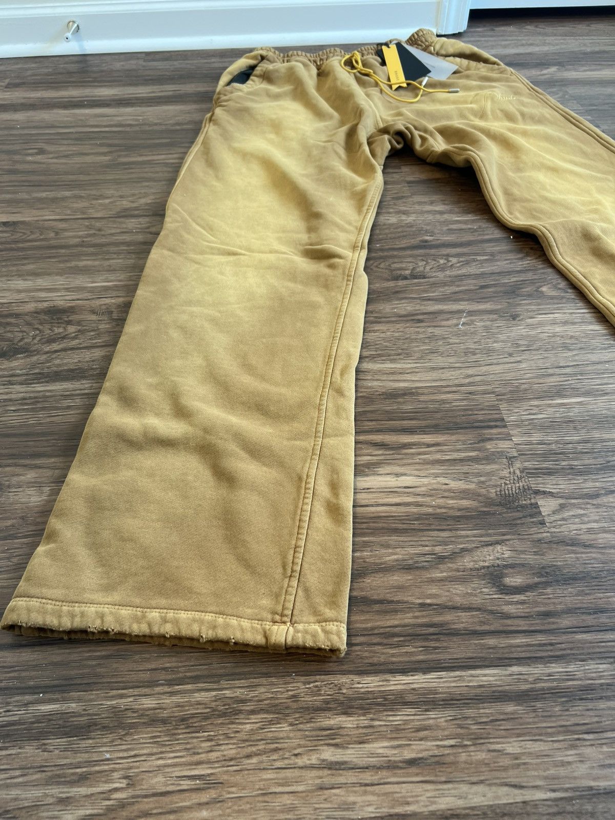 Rhude Rhude Sundry Camel Wide Leg Sweatpants Size US 38 / EU 54 - 6 Thumbnail