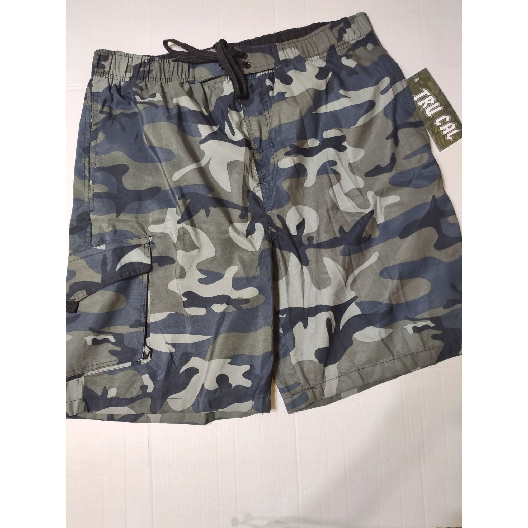 Other Mens Swim Trunks Tru Cal Mesh Lining Elastic Stretch Waist P Size US 38 / EU 54 - 1 Thumbnail