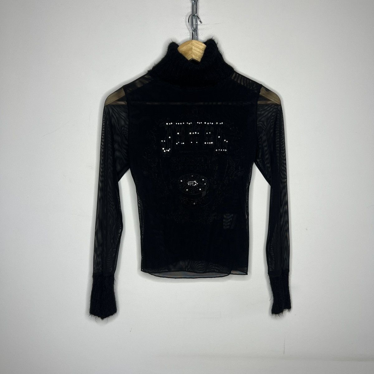 Japanese Brand Vintage Mesh Top Miss Sixty JPG If Six Was Nine LGB Style Size S / US 4 / IT 40 - 1 Thumbnail