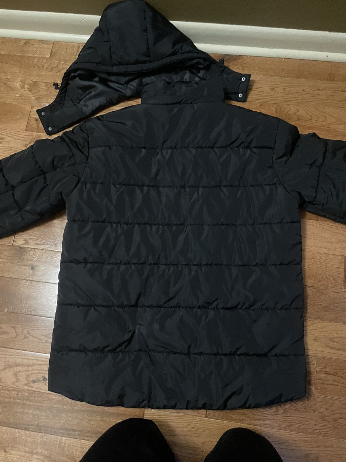 Fila Black Fila Puffer Jacket Size US XL / EU 56 / 4 - 2 Thumbnail