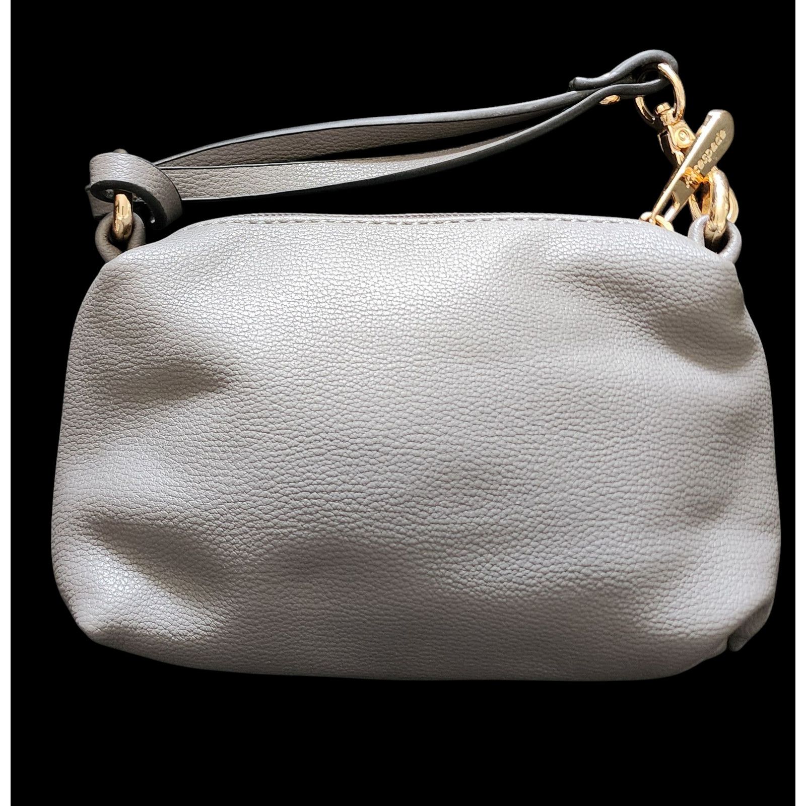 Kate Spade Kate Spade gray faux leather mini bag wristlet clutch Size ONE SIZE - 1 Thumbnail